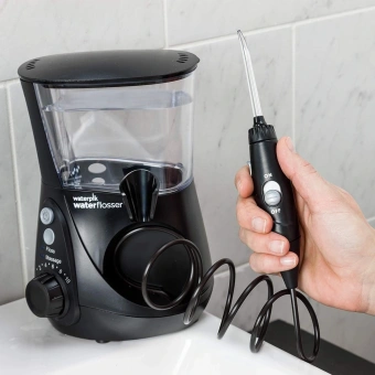 Ирригатор Waterpik WF-662 7насад. черный - купить недорого с доставкой в интернет-магазине