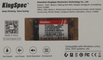 Накопитель SSD Kingspec PCIe 3.0 x4 256GB NXM-256 M.2 2242 - купить недорого с доставкой в интернет-магазине