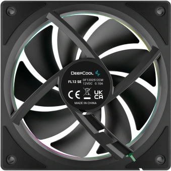 Вентилятор для корпуса Deepcool FL12 SE ARGB 120х120x25 черный 4-pin 28.67дБ (упак.:1шт) (R-FL12SE-BKAPN1-G) Ret - купить недорого с доставкой в интернет-магазине