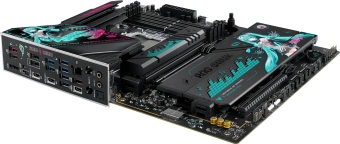 Материнская плата Asus ROG STRIX X870E-H GAMING MIKU Socket AM5 AMD X870E 4xDDR5 ATX AC`97 8ch(7.1) 5Gigabit RAID+HDMI - купить недорого с доставкой в интернет-магазине