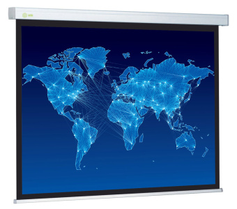 Экран Cactus 84" 150x150см Wallscreen CS-PSW-150x150 1:1 настенно-потолочный рулонный белый - купить недорого с доставкой в интернет-магазине