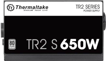 Блок питания Thermaltake ATX 650W TR2 S V2 80 PLUS WHITE (20+4pin) APFC 120mm fan 5xSATA RTL - купить недорого с доставкой в интернет-магазине