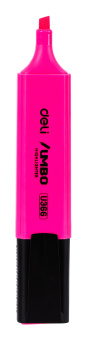Текстовыделитель Deli EU366-PK Jumbo скошенный пиш. наконечник 1-5мм розовый - купить недорого с доставкой в интернет-магазине