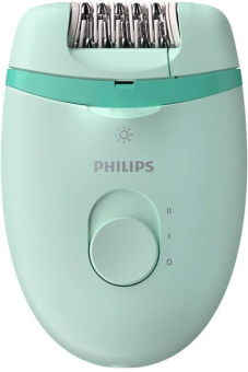 Эпилятор Philips BRP529/00 скор.:2 насад.:1 от аккум. зеленый - купить недорого с доставкой в интернет-магазине