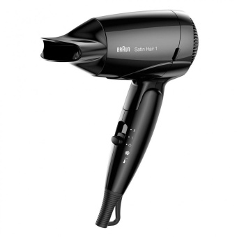 Фен Braun BRHD130E 1200Вт черный - купить недорого с доставкой в интернет-магазине