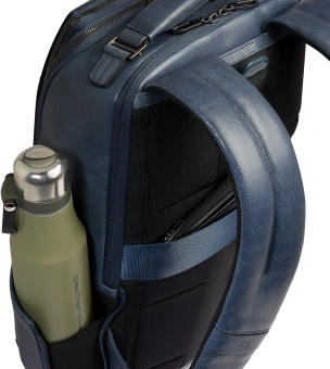 Рюкзак мужской Piquadro Solm CA7021S141/AV серо-голубой натур.кожа - купить недорого с доставкой в интернет-магазине