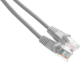 Патч-корд KingPrice KP-PC-c5e-3m-g 1Гбит/с UTP 4 пары cat.5E CCA molded 3м серый RJ-45 (m)-RJ-45 (m) - купить недорого с доставкой в интернет-магазине
