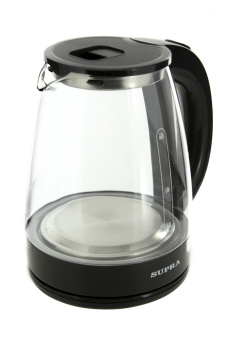Чайник электрический Supra KES-1870G 1.8л. 1500Вт черный корпус: стекло - купить недорого с доставкой в интернет-магазине