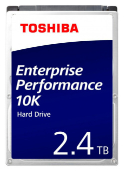 Жесткий диск Toshiba SAS 3.0 2400Gb AL15SEB24EQ Server (10500rpm) 128Mb 2.5" - купить недорого с доставкой в интернет-магазине