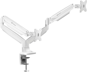 Кронштейн для мониторов Onkron G200 белый 13"-32" макс.18кг настольный поворот и наклон верт.перемещ. - цена, купить или заказать с доставкой в интернет-магазине Кронштейн для мониторов Onkron G200 белый 13"-32" макс.18кг настольный поворот и наклон верт.перемещ. - купить недорого с доставкой в интернет-магазине