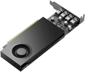 Видеокарта PNY PCI-E 4.0 A1000 NVIDIA RTX A1000 8Gb 128bit GDDR6 727/10000 mDPx4 HDCP oem low profile - купить недорого с доставкой в интернет-магазине