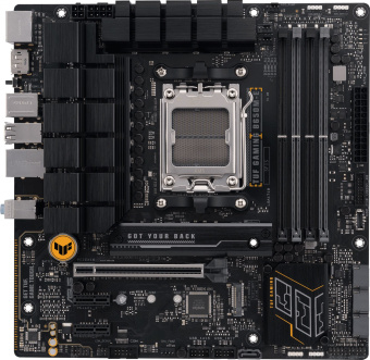 Материнская плата Asus TUF GAMING B650M-E SocketAM5 AMD B650 4xDDR5 mATX AC`97 8ch(7.1) 2.5Gg RAID+HDMI+DP - купить недорого с доставкой в интернет-магазине