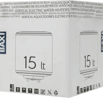 Водонагреватель Baxi R 515 1.2кВт 15л электрический настенный/белый - купить недорого с доставкой в интернет-магазине