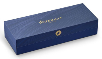 Ручка шариков. Waterman Hemisphere (CWS0920870) Matte Black CT M син. черн. подар.кор. - купить недорого с доставкой в интернет-магазине
