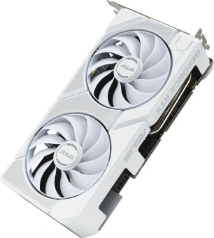 Видеокарта Asus PCI-E 5.0 DUAL-RTX5060TI-O16G-WHITE NVIDIA GeForce RTX 5060TI 16Gb 128bit GDDR7 2602/28000 HDMIx1 DPx3 HDCP Ret - купить недорого с доставкой в интернет-магазине