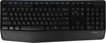 Клавиатура + мышь Logitech MK345 клав:черный мышь:черный USB беспроводная Multimedia (920-012925) - купить недорого с доставкой в интернет-магазине