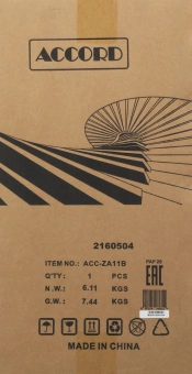 Корпус Accord ACC-ZA11B черный без БП ATX 10x120mm 1xUSB2.0 2xUSB3.0 audio bott PSU - купить недорого с доставкой в интернет-магазине
