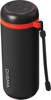 Колонка порт. Digma D-PS1521 черный 16W 2.0 BT 10м 1800mAh (PS1521B) - купить недорого с доставкой в интернет-магазине
