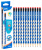 Карандаш ч/г Deli EC016-2B U-Touch 2B трехгран. (12шт) ластик - купить недорого с доставкой в интернет-магазине