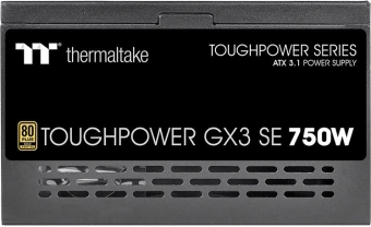 Блок питания Thermaltake ATX 750W Toughpower GX3 SE Gen.5 80+ gold (20+4pin) APFC 120mm fan 3xSATA RTL - купить недорого с доставкой в интернет-магазине
