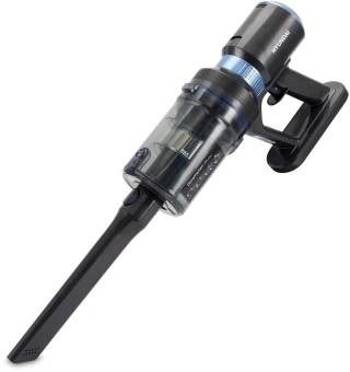 Пылесос ручной Hyundai HYV-S7970 500Вт серый/синий - купить недорого с доставкой в интернет-магазине