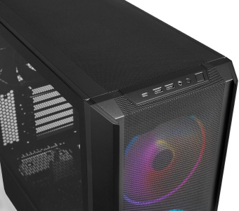 Корпус Lian-Li Lancool 216 черный без БП ATX 2x120mm 2x140mm 2xUSB3.0 audio bott PSU - купить недорого с доставкой в интернет-магазине