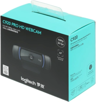 Камера Web Logitech HD Pro C920 черный 2Mpix (1920x1080) USB2.0 с микрофоном (960-000998) - купить недорого с доставкой в интернет-магазине