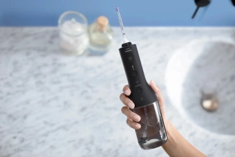 Ирригатор Philips Sonicare 3000 HX3826/33 портатив. импульсн. черный - купить недорого с доставкой в интернет-магазине