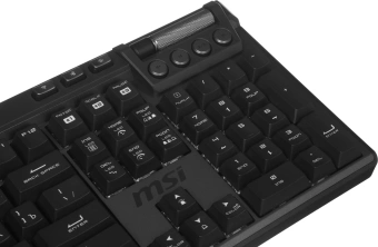 Клавиатура MSI STRIKE Pro W Silent механическая серый/черный USB беспроводная BT/Radio Multimedia for gamer LED (подставка для запястий) (S11-43RU210-CLA) кабель 2м - купить недорого с доставкой в интернет-магазине