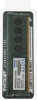 Память DDR3 8Gb 1333MHz Patriot PSD38G13332 RTL PC3-10600 CL9 DIMM 240-pin 1.5В dual rank Ret - купить недорого с доставкой в интернет-магазине
