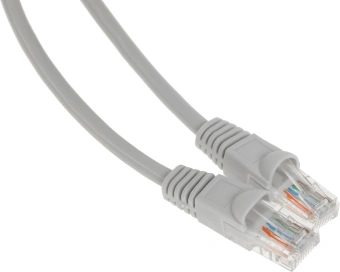 Патч-корд Buro UTP-5E-1.5M-G UTP 4 пары cat.5E CCA molded 1.5м серый RJ-45 (m)-RJ-45 (m) - купить недорого с доставкой в интернет-магазине