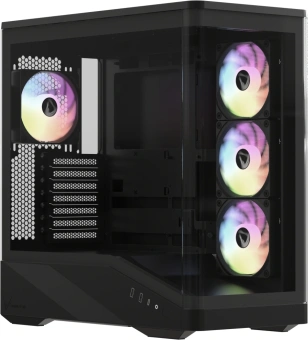 Корпус Formula Crystal U9 PA черный без БП ATX 9x120mm 3x140mm 2xUSB3.0 audio bott PSU - купить недорого с доставкой в интернет-магазине