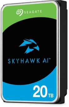 Жесткий диск Seagate SATA-III 20TB ST20000VE004 Surveillance SkyHawkAI 512E (7200rpm) 512Mb 3.5" - купить недорого с доставкой в интернет-магазине