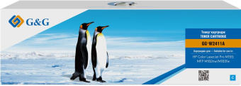 Картридж лазерный G&G GG-W2411A голубой (850стр.) для HP Color LaserJet Pro M155;MFP M182nw/M183fw - купить недорого с доставкой в интернет-магазине