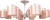 Люстра Hiper Peach H161-0 потолоч. розовый/серебристый - купить недорого с доставкой в интернет-магазине