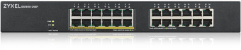 Коммутатор Zyxel GS1900-24EP-EU0101F (L2) 24x1Гбит/с 12PoE+ 130W управляемый - купить недорого с доставкой в интернет-магазине