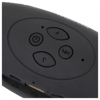 Колонка порт. Hyundai H-PAC100 черный 3W 1.0 BT/3.5Jack/USB - купить недорого с доставкой в интернет-магазине