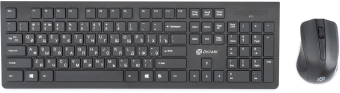 Клавиатура + мышь Оклик 250M клав:черный мышь:черный USB беспроводная slim (997834) - купить недорого с доставкой в интернет-магазине