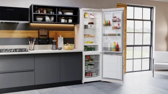 Холодильник Hotpoint HT 4200 AB 2-хкамерн. мраморный - купить недорого с доставкой в интернет-магазине