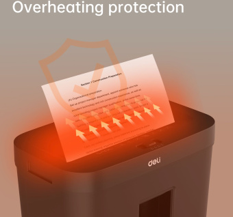 Шредер Deli ET021 черный с автоподачей (секр.P-4) фрагменты 8лист. 12лтр. - купить недорого с доставкой в интернет-магазине