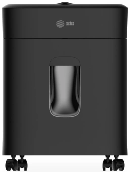 Шредер Cactus CS-SH-D4 черный с автоподачей (секр.P-5) фрагменты 60лист. 15лтр. скрепки скобы пл.карты - купить недорого с доставкой в интернет-магазине