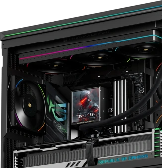 Система водяного охлаждения Thermalright Peerless Vision 360 UB Soc-AM5/AM4/1200/1700/1851 черный 4-pin 28.1dB Al Ret (P-VISION-UB-360-BL-ARGB) - купить недорого с доставкой в интернет-магазине