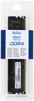 Память DDR4 8GB 2666MHz Netac NTBSD4P26SP-08 Basic RTL PC4-21300 CL19 DIMM 288-pin 1.2В single rank Ret - купить недорого с доставкой в интернет-магазине