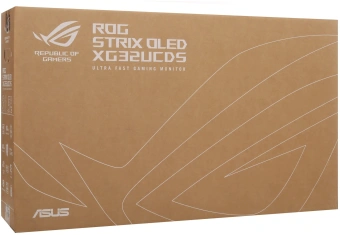 Монитор Asus 31.5" ROG Strix XG32UCDS черный QD OLED LED 0.03ms 16:9 HDMI матовая HAS Piv 1500000:1 1000cd 178гр/178гр 3840x2160 165Hz FreeSync Premium DP 4K USB 6.6кг - купить недорого с доставкой в интернет-магазине
