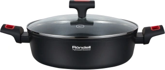 Сотейник Rondell Urban Pro RDA-1988 d=26см (с крышкой) черный - купить недорого с доставкой в интернет-магазине