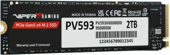 Накопитель SSD Patriot PCIe 5.0 x4 2TB PV593P2TBM28H Viper VP593 M.2 2280 - купить недорого с доставкой в интернет-магазине