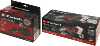 Углошлифовальная машина Einhell PXC AXXIO 8500об/мин рез.шпин.:M14 d=125мм (4431151SET) - купить недорого с доставкой в интернет-магазине