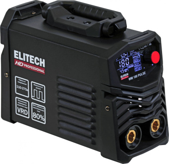 Сварочный аппарат Elitech WM 180 Pulse инвертор MMA/TIG-Lift 5.8кВт - купить недорого с доставкой в интернет-магазине
