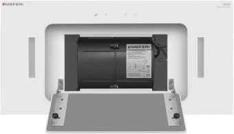 Вытяжка встраиваемая Meferi Inbox glass comfort 60wh белый управление: сенсорное (1 мотор) - купить недорого с доставкой в интернет-магазине