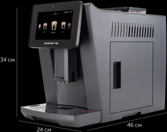 Кофемашина Polaris PACM 2085GC WIFI IQ Home 1450Вт графит - купить недорого с доставкой в интернет-магазине